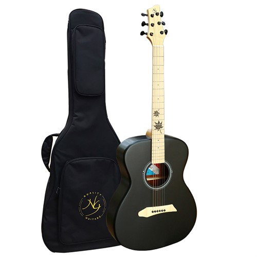 Đàn Guitar Acoustic NG- FM1 (Màu Đen)-Tặng Kèm Bao Đàn Chính Hãng 6 Lớp NG